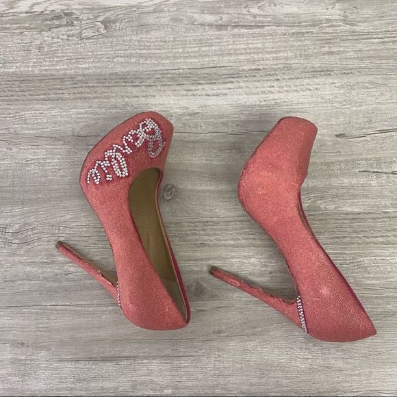 Customized Barbie Alba Pink sparkly Pumps - Picture 5 of 7